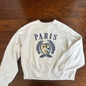 Abercrombie cropped sweatshirt
